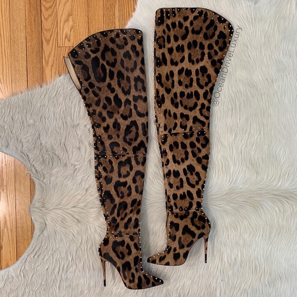 Christian Louboutin “Metrolisse” Thigh High Boots - Picture 1 of 14